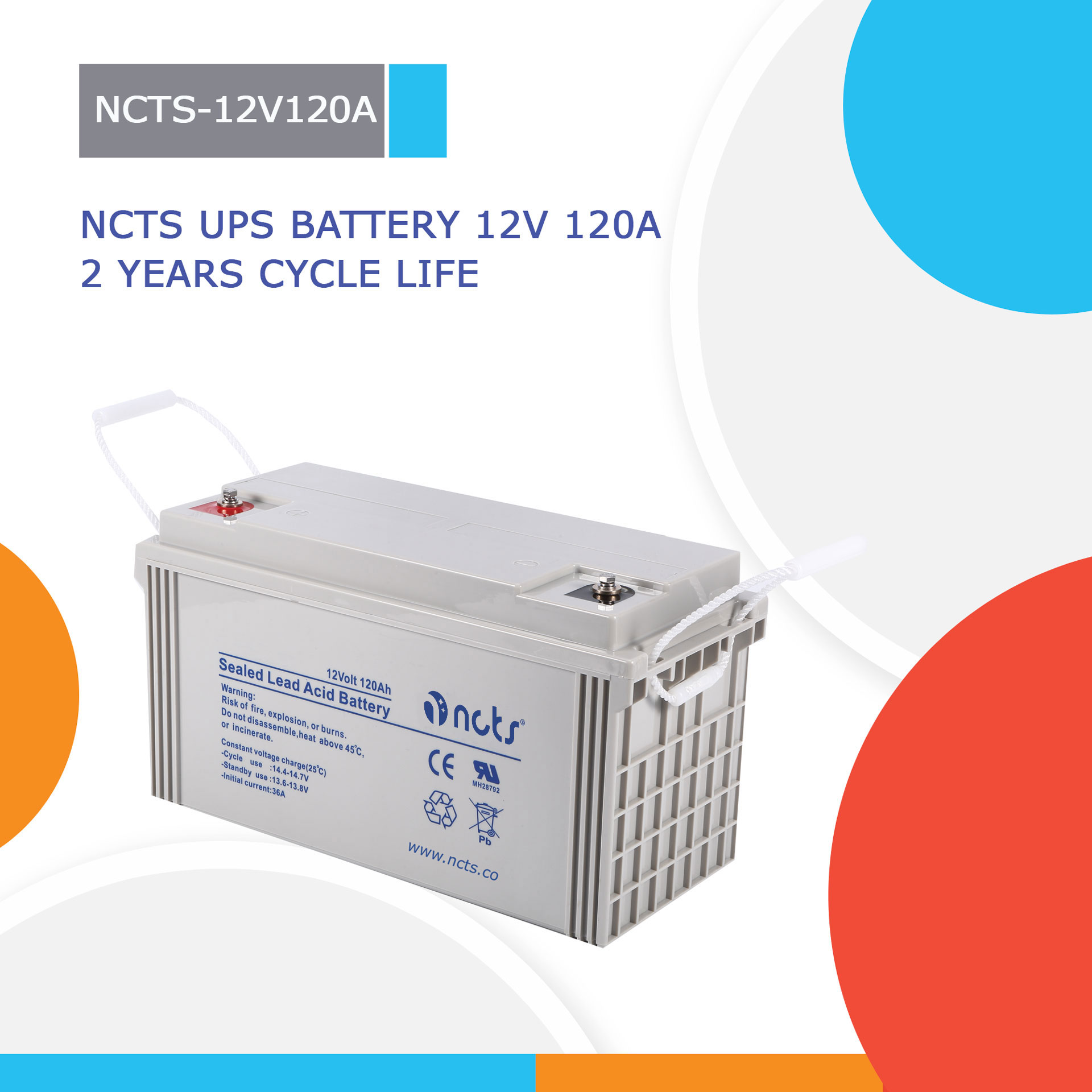 NCTS-12V120A 12V 120A BATTERY