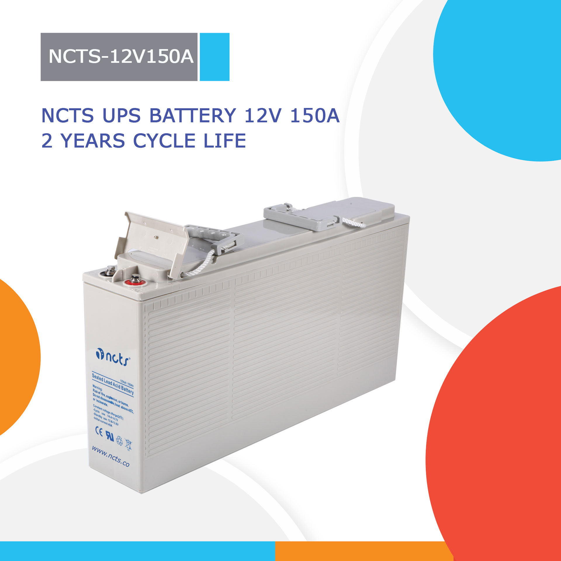 NCTS-12V150A 12V 150A BATTERY