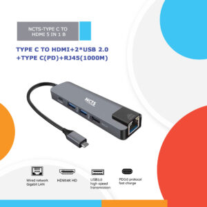 NCTS-TYPE C TO HDMI 5 IN 1 B