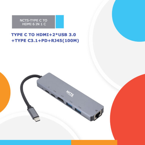 NCTS-TYPE C TO HDMI 6 IN 1 C