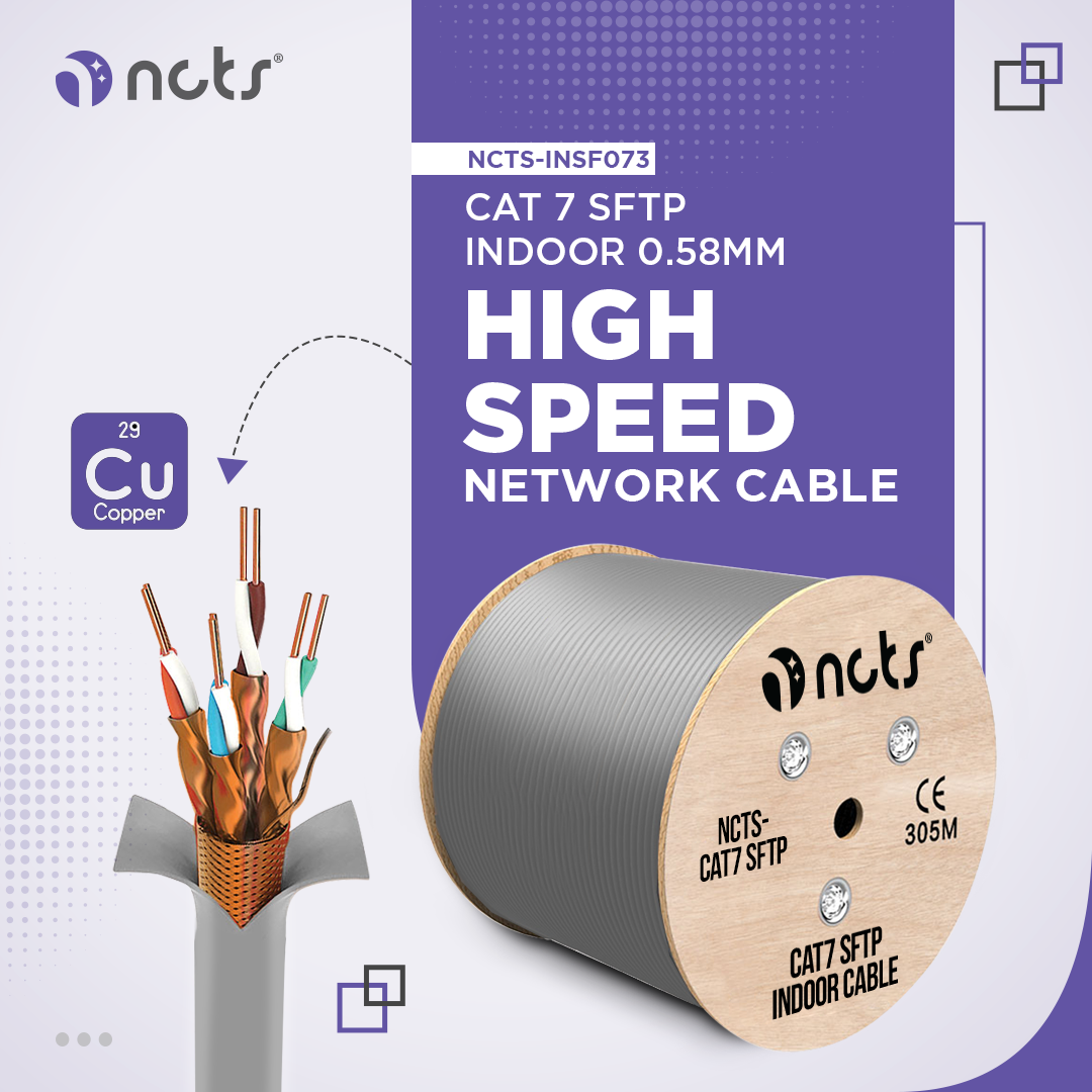 NCTS CAT7 INSF073 INDOOR COPPER SM