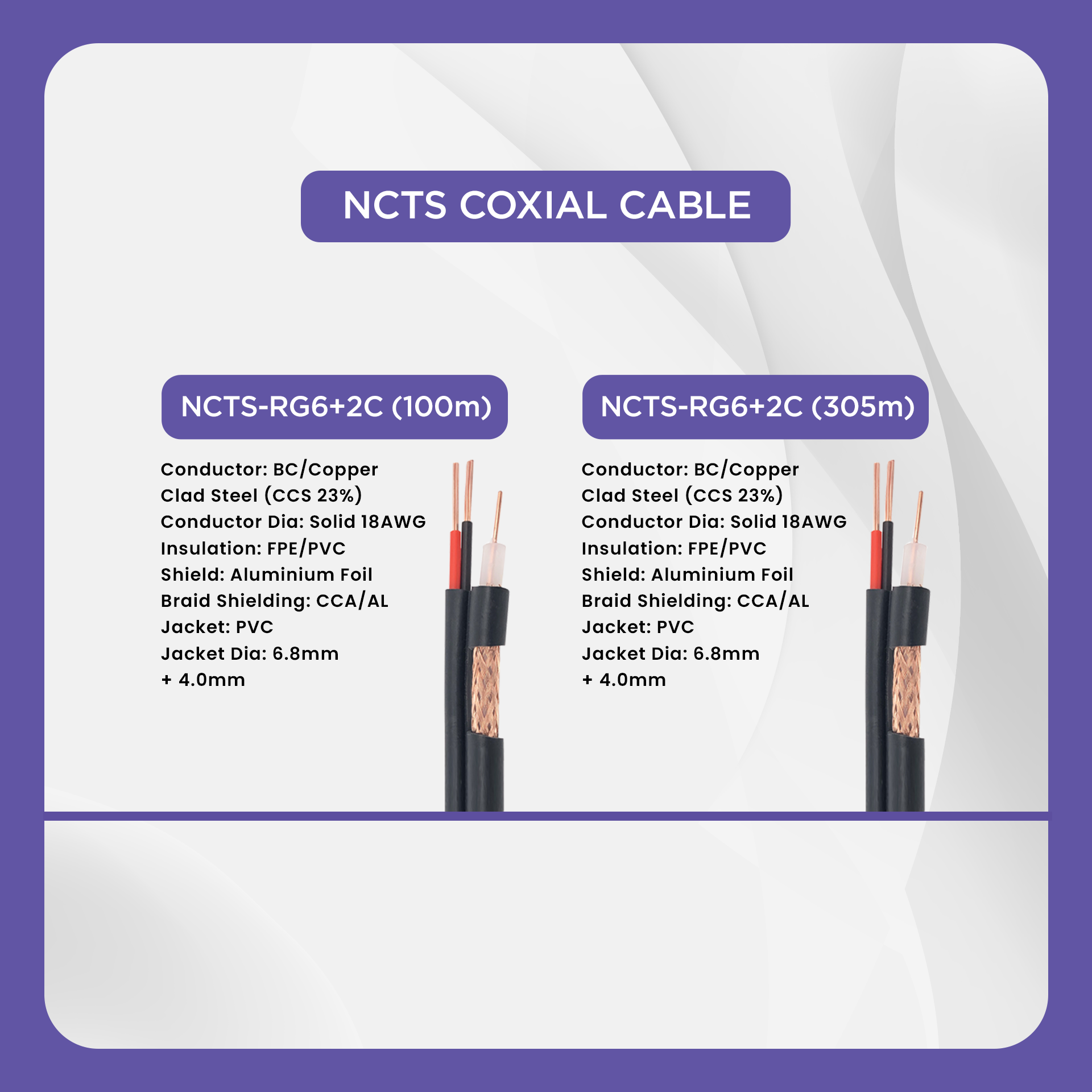 NCTS COXIAL CABLE