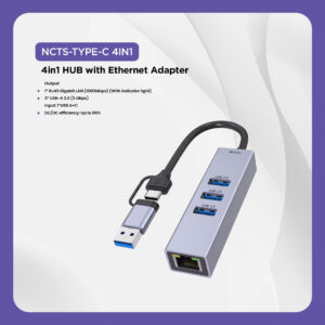 NCTS TYPE C 4 IN 1 ADAPTER