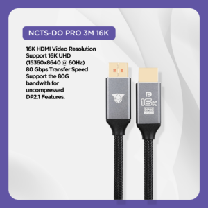 NCTS DP PRO CABLE 3M MM