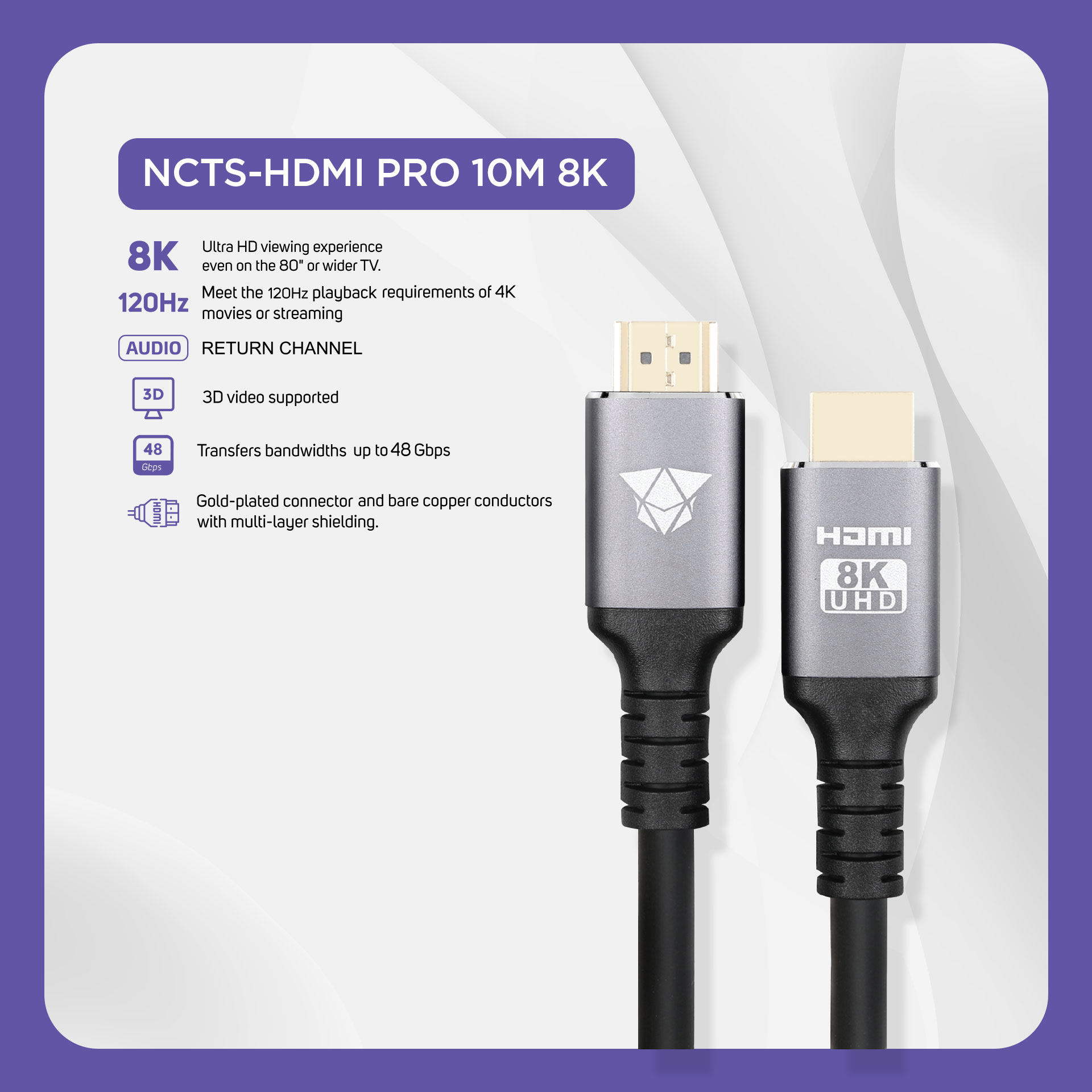 NCTS HDMI PRO CABLE 10M
