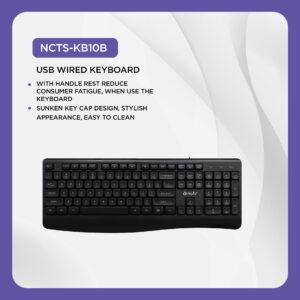 NCTS-KB10B WIRED KEYBOARD