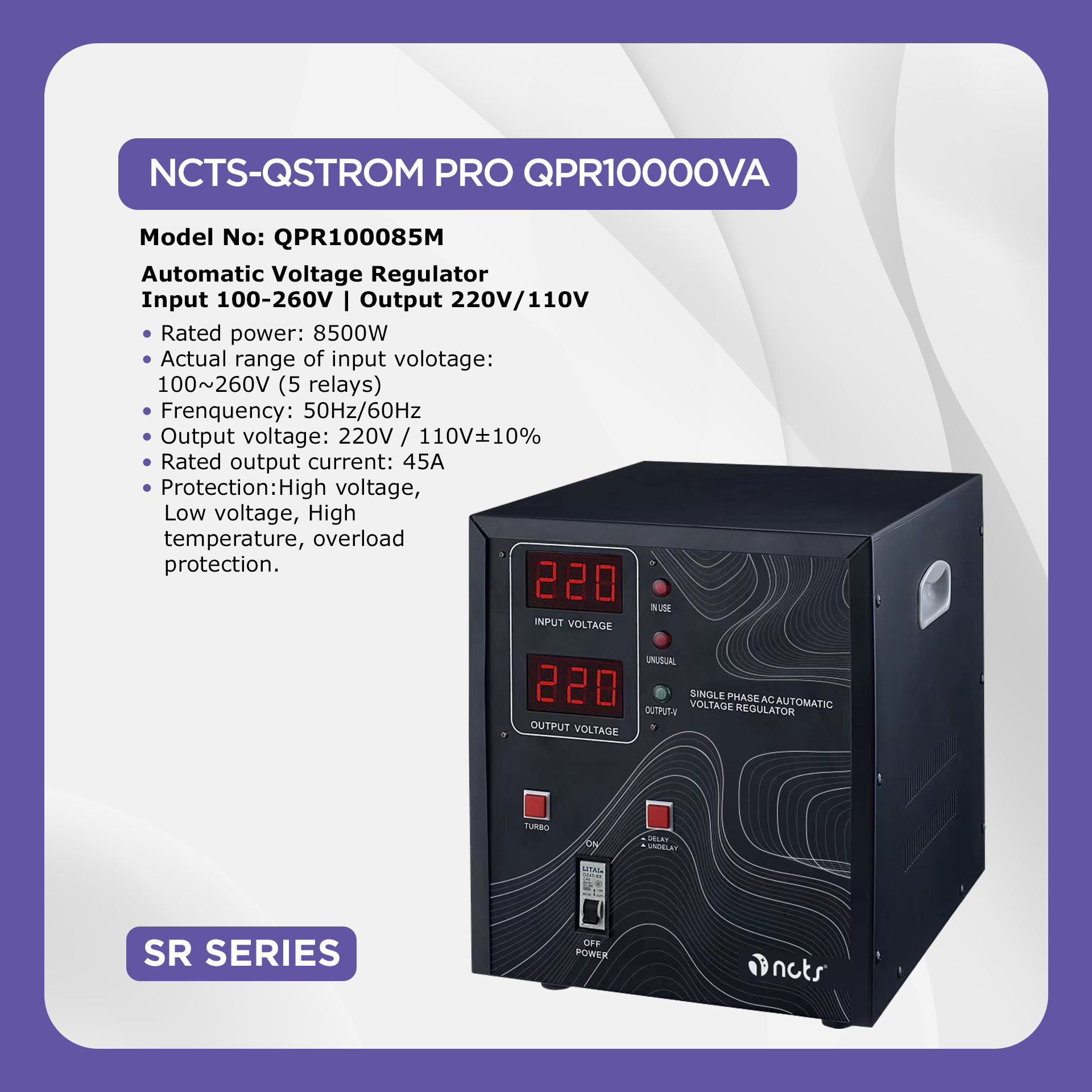 NCTS 10.000VA QPR10000VA