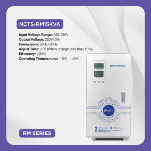 NCTS QSTROM PRO SERVO MOTOR VOLTAGE REGULATOR 15KVA NCTS-RM15KVA