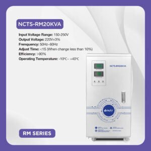 NCTS QSTROM PRO SERVO MOTOR MONO PHASE REGULATOR 20KVA NCTS-RM20KVA