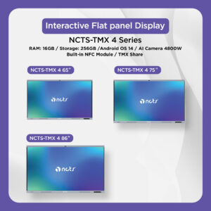 NCTS INTERACTIVE FLAT PANEL DISPLAY TMX4 SERIES