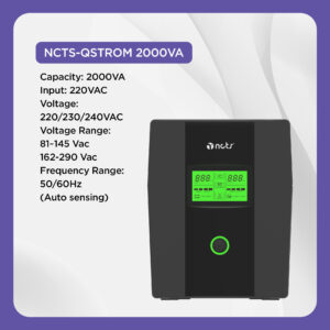 NCTS QSTROM 2000VA LINE INTERACTIVE UPS