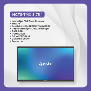 NCTS TMX5 75" INTERACTIVE BOARD