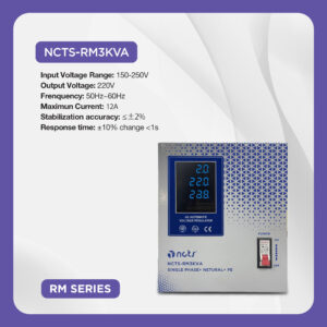 NCTS-RM3KVA 3KVA SERVO MOTOR REGULATOR