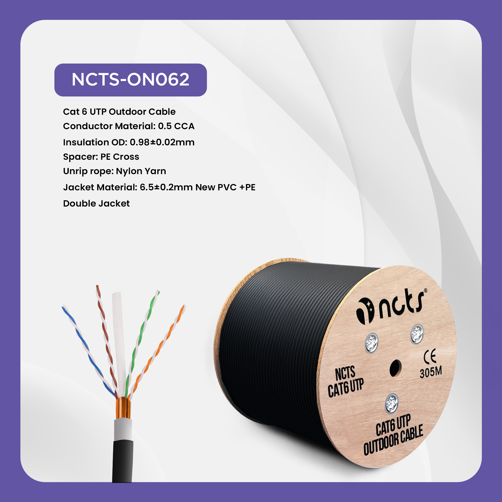 NCTS ON062 UTP OUTDOOR CABLE