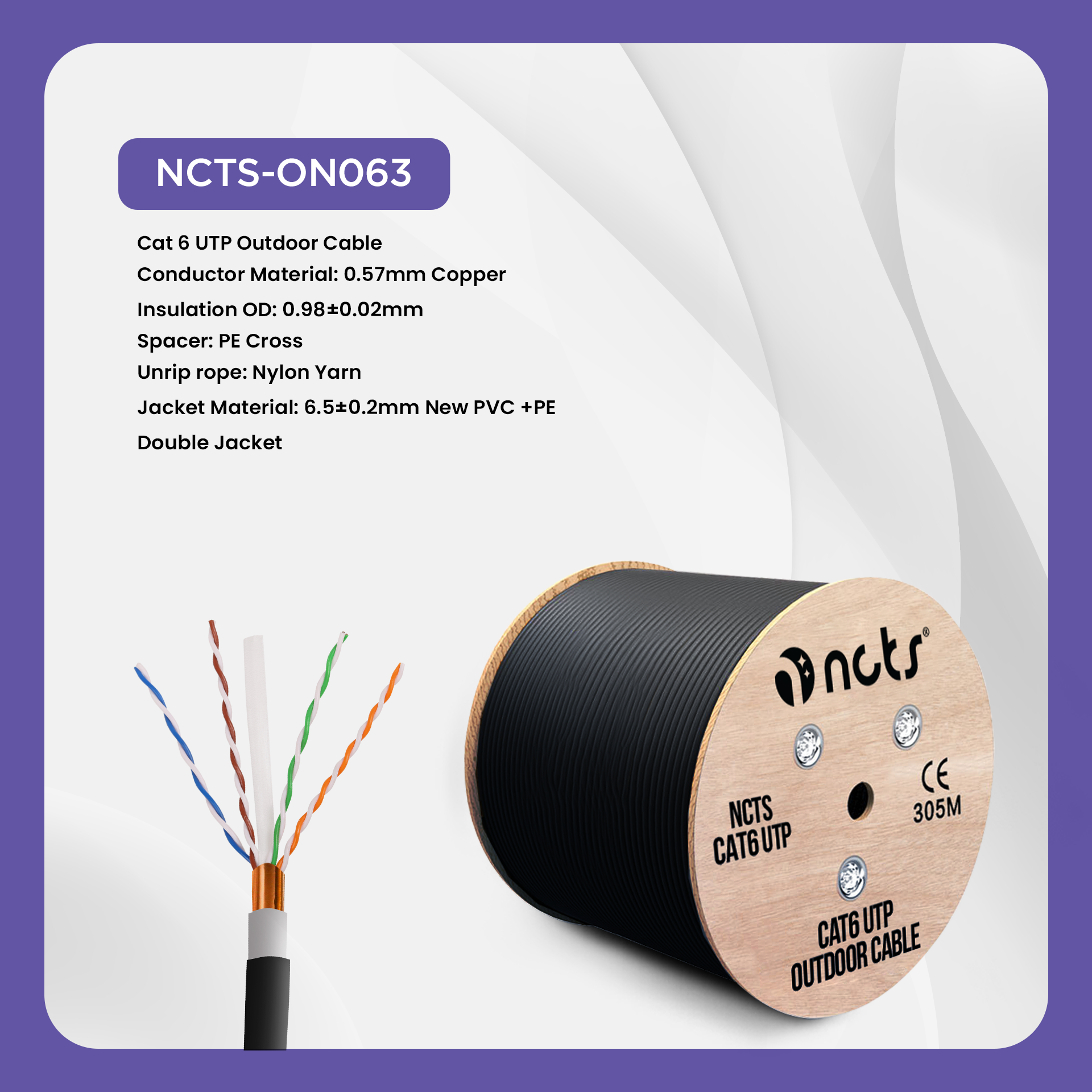 NCTS ON063 UTP OUTDOOR CABLE