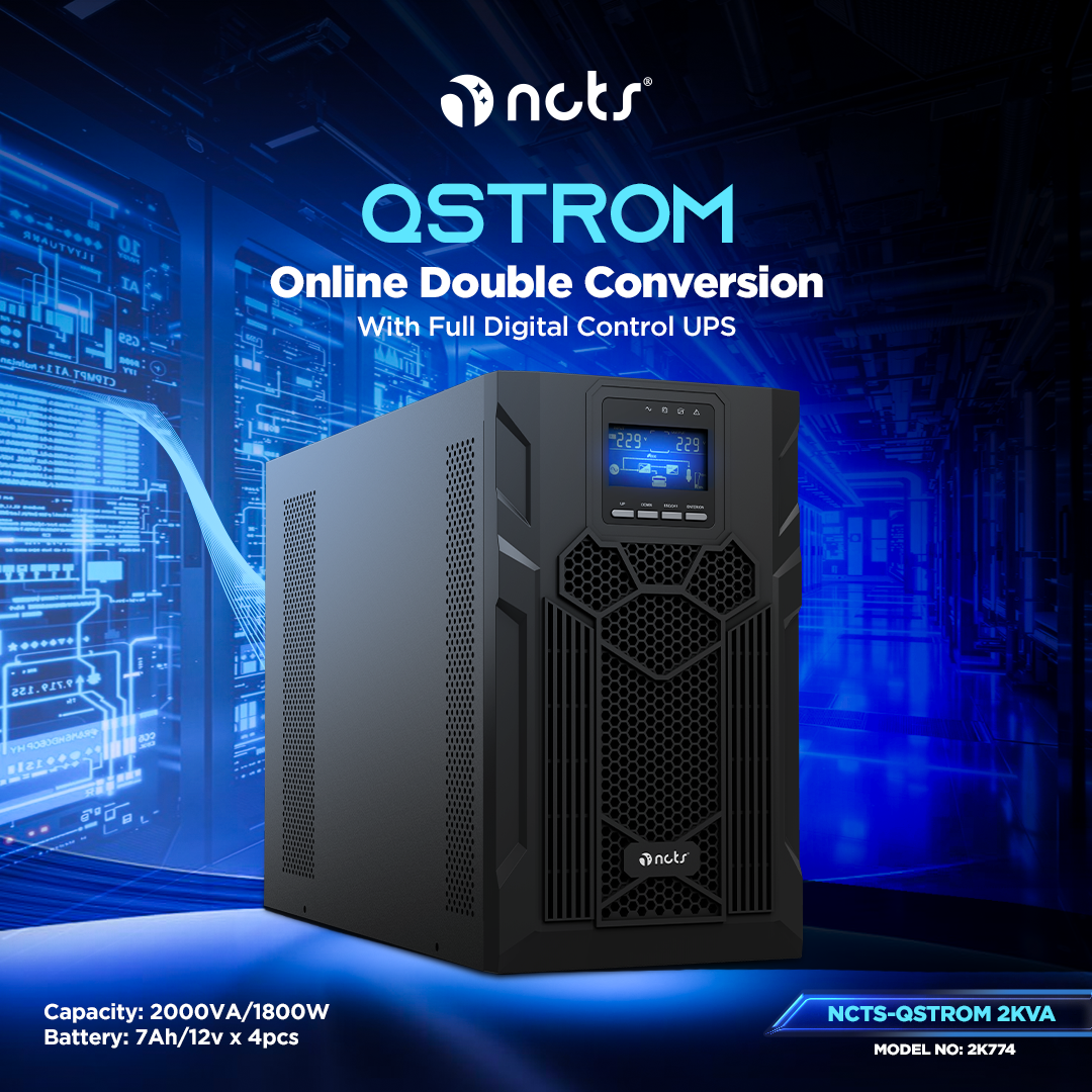 NCTS QSTROM ONLINE 2KVA MODEL 2K774 SM