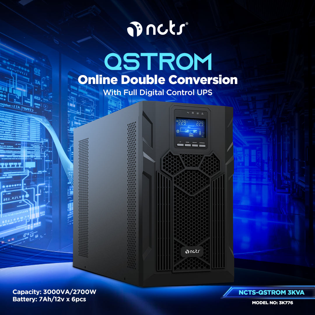 NCTS QSTROM ONLINE 3KVA MODEL 3K776 SM