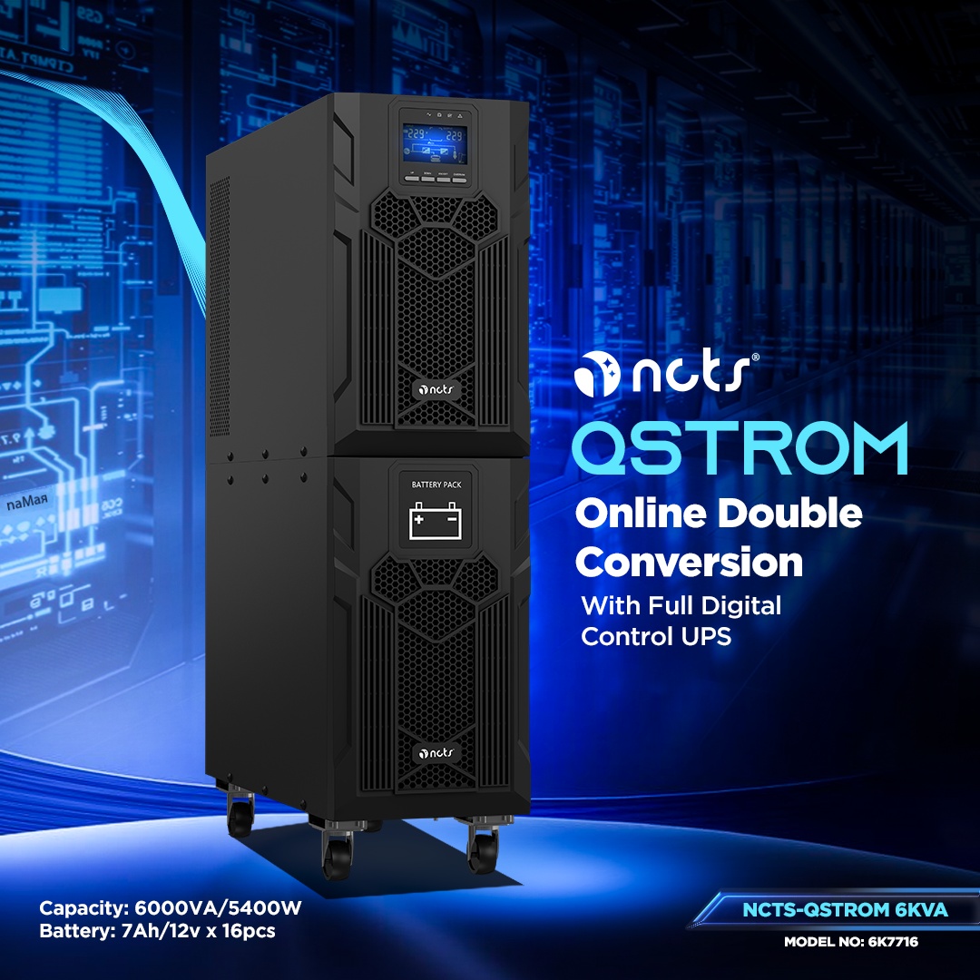 NCTS QSTROM ONLINE 6KVA MODEL 6K7716 SM