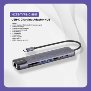 NCTS TYPE C 8 IN 1 ADAPTER