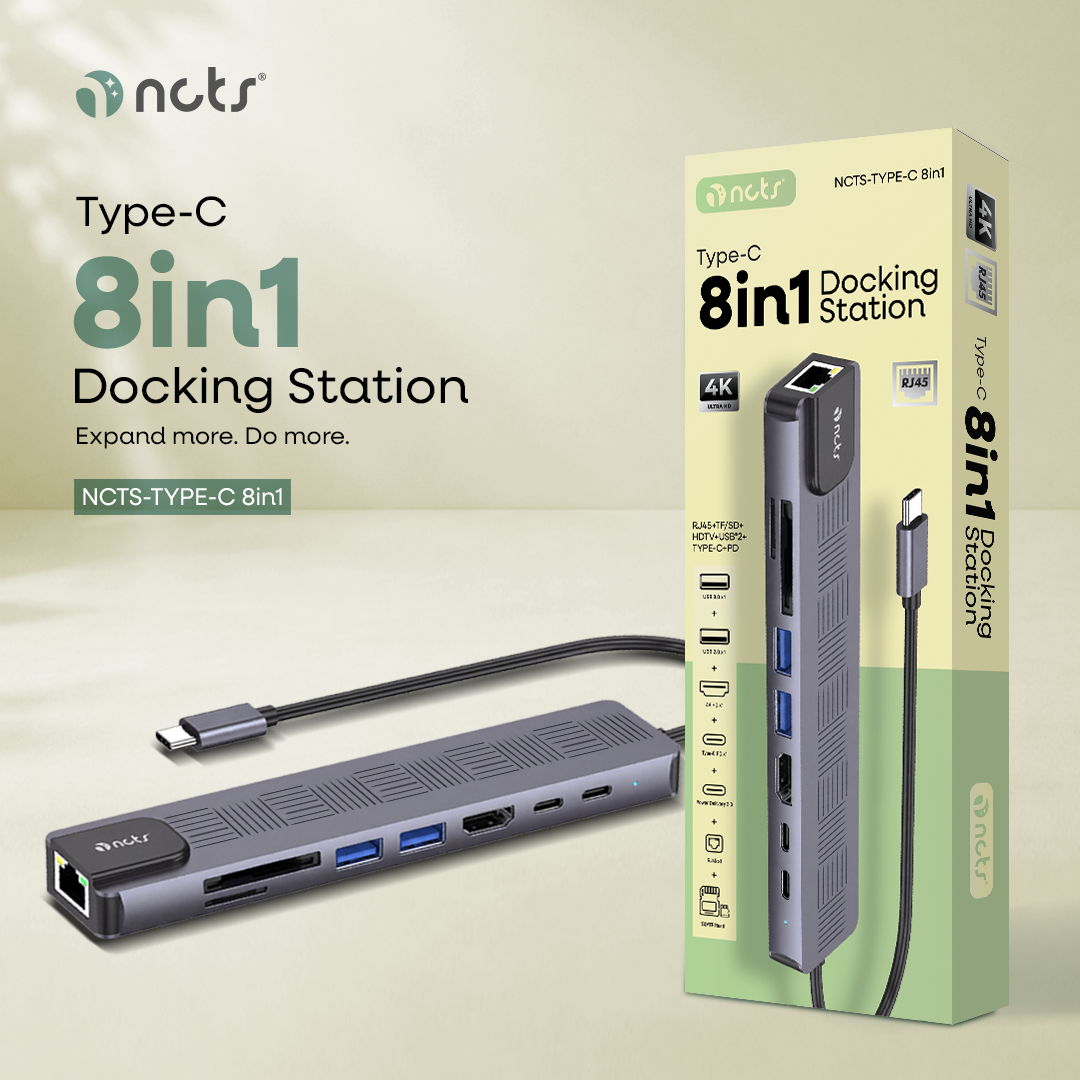 NCTS TYPE C 8 IN 1 ADAPTER SM