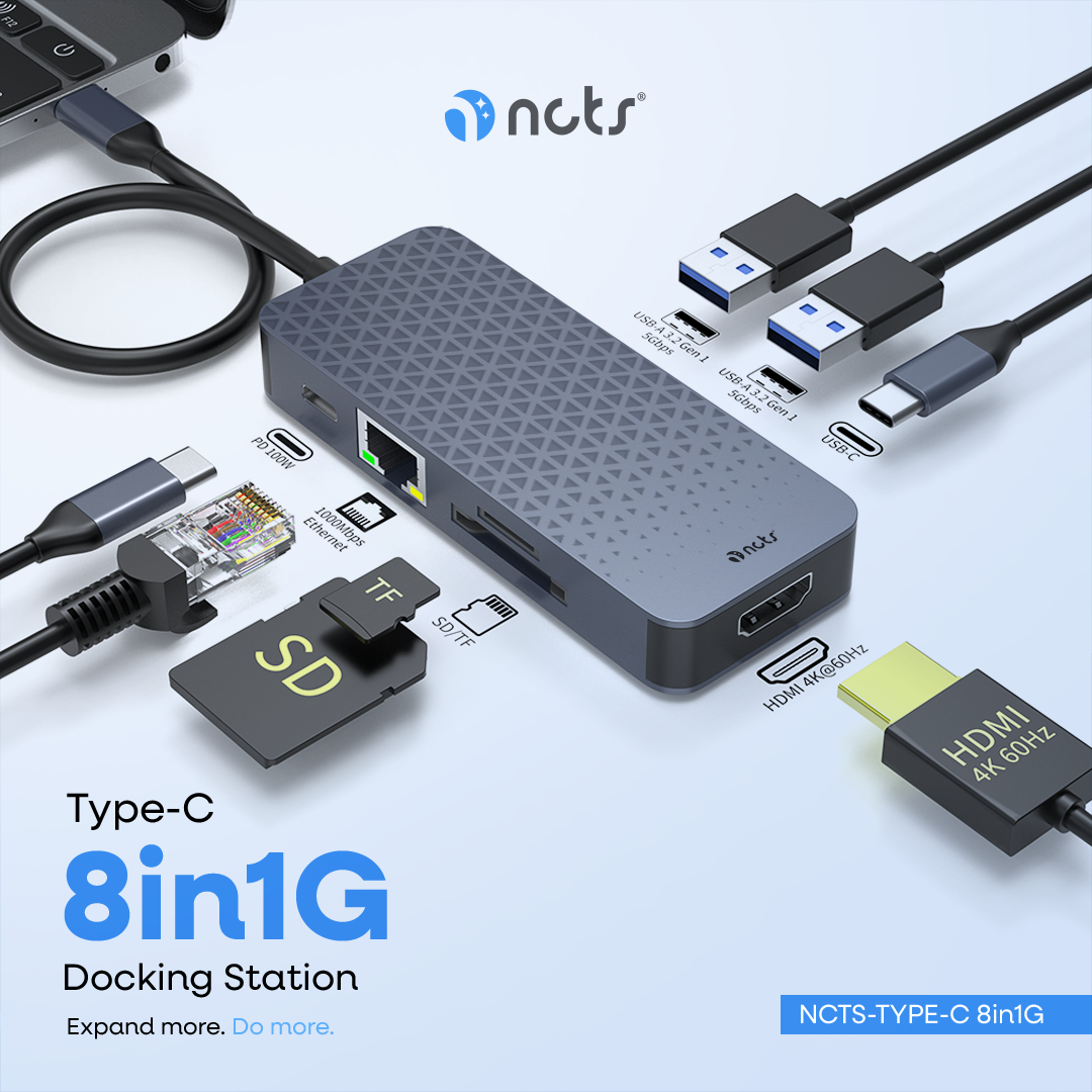 NCTS TYPE C 8 IN 1 G ADAPTER SM 1