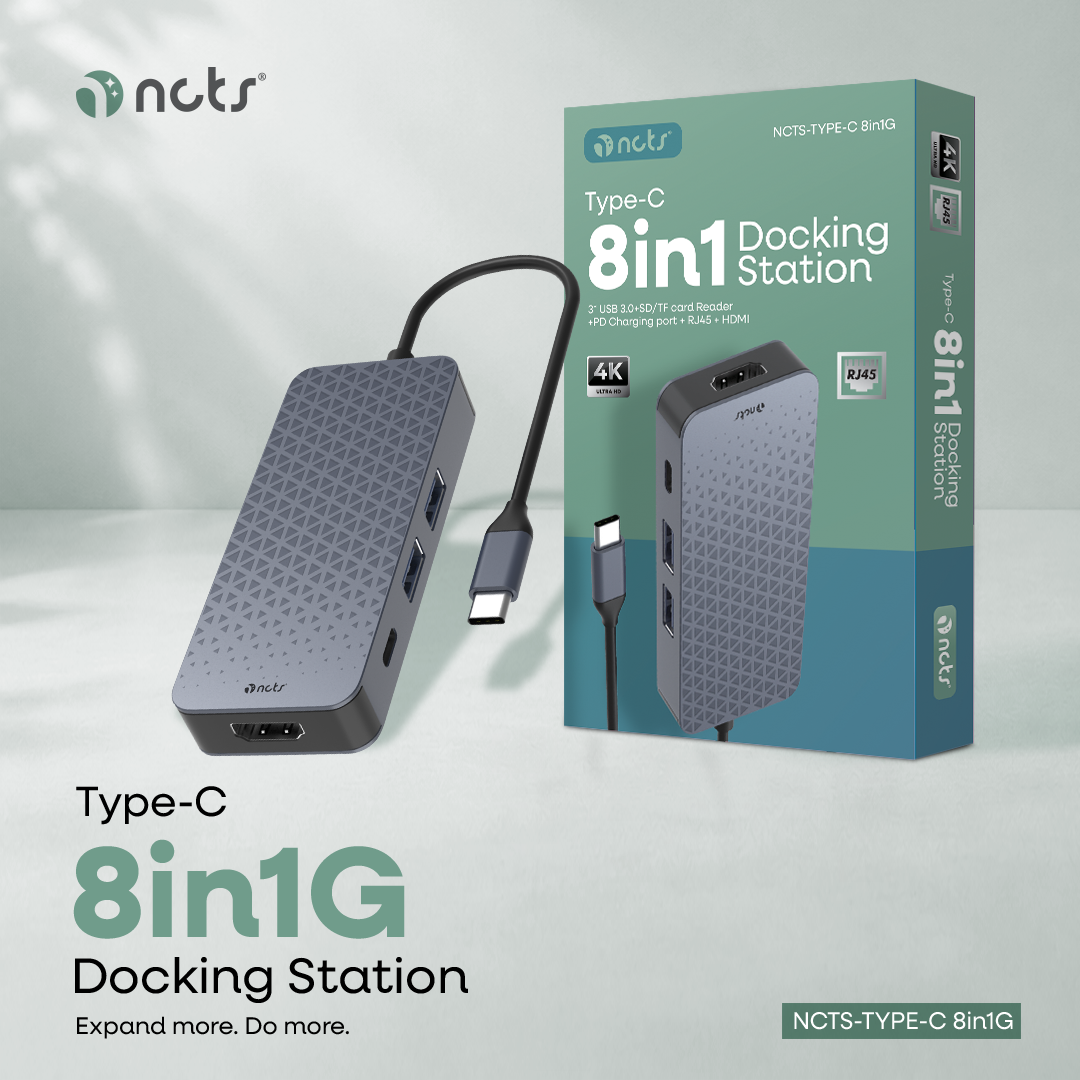 NCTS TYPE C 8 IN 1 G ADAPTER SM