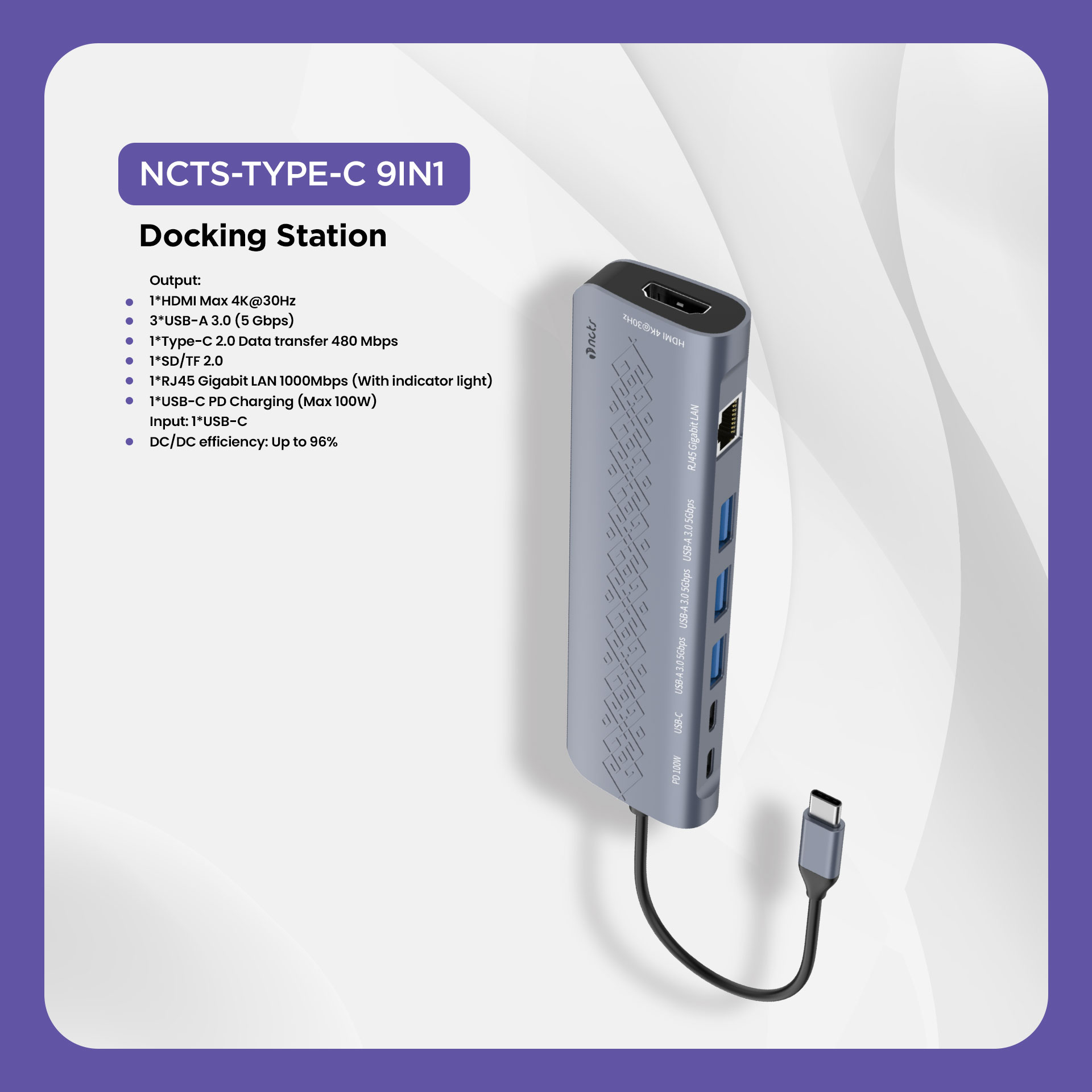 NCTS TYPE C 9 IN 1